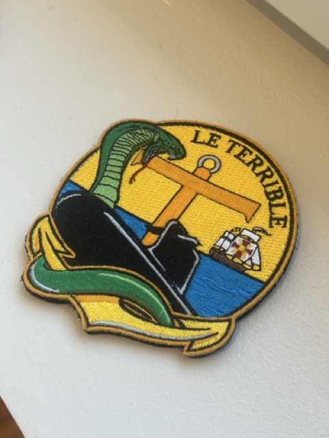 Ecusson velcro pour sous-marin LE TERRIBLE