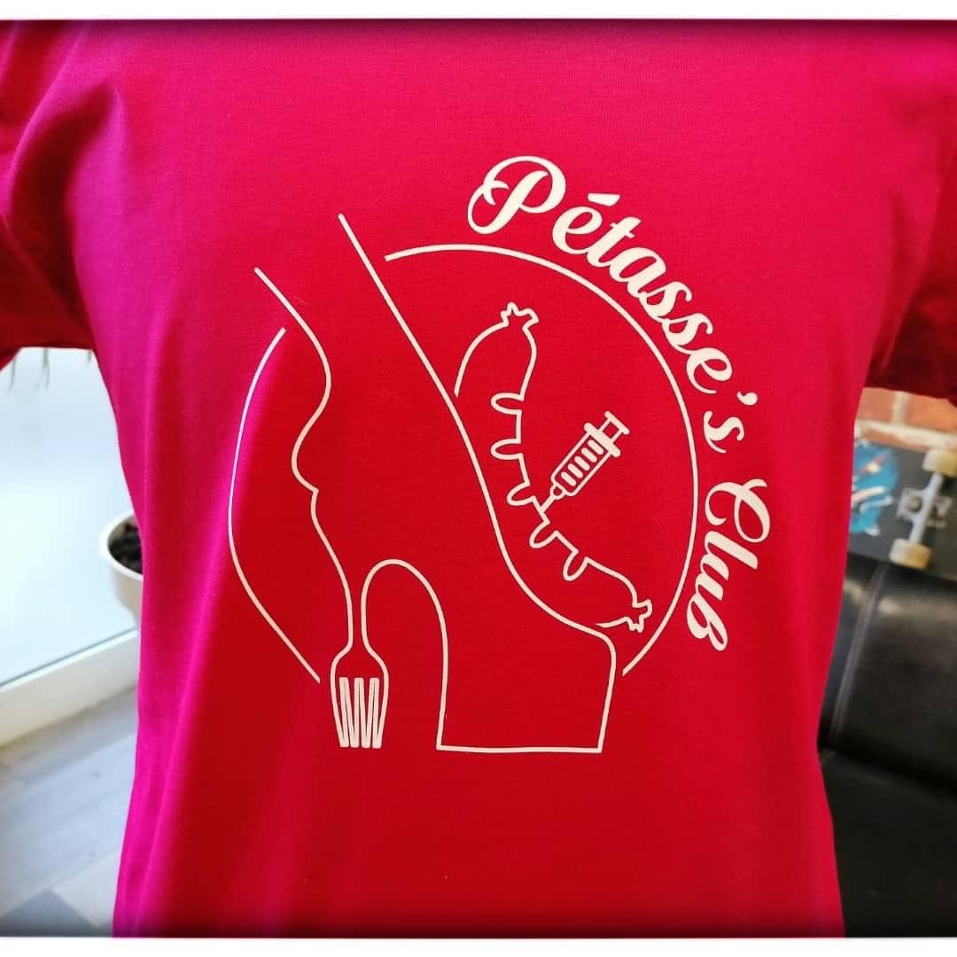 Flocage Tshirt Pétasse Club